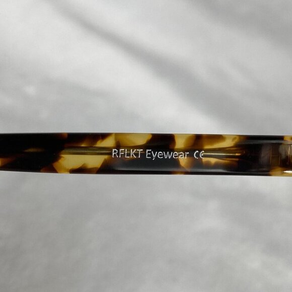 RFLKT Eyewear Sol 51-19-148 C2 Round Champagne Acetate Designer Sunglasses - Picture 6 of 9